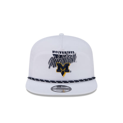 Michigan Wolverines Collegiate White 19TWENTY Snapback Hat