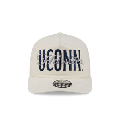 Connecticut Huskies Collegiate Script Ivory 19TWENTY Snapback Hat