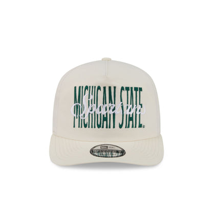 Michigan State Spartans Collegiate Script Ivory 19TWENTY Snapback Hat