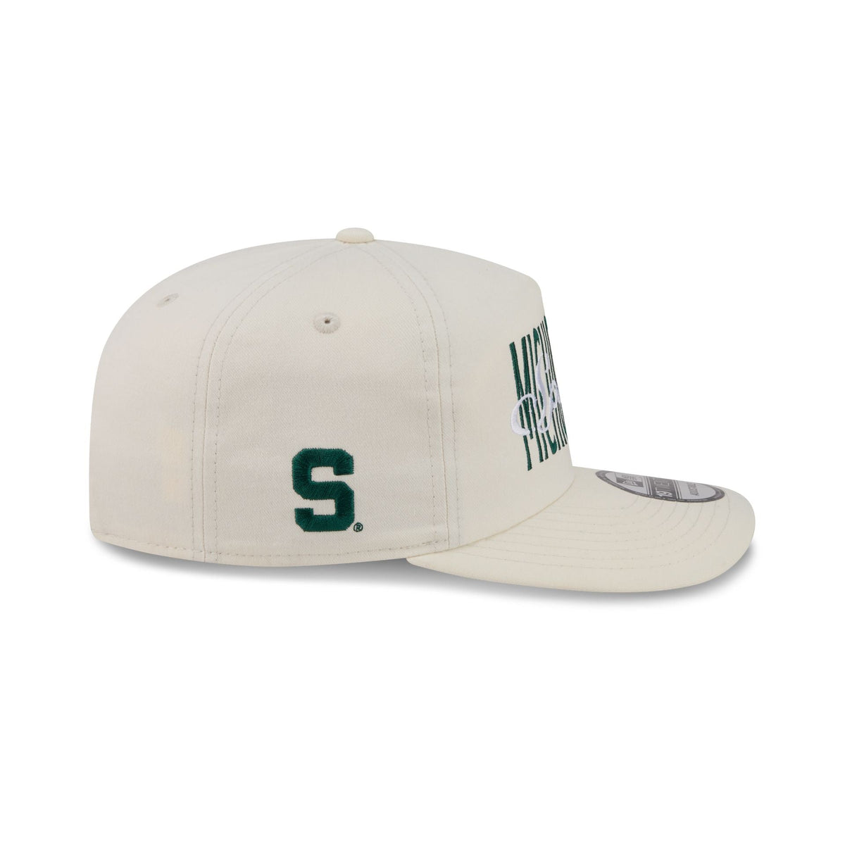 Michigan State Spartans Collegiate Script Ivory 19TWENTY Snapback Hat