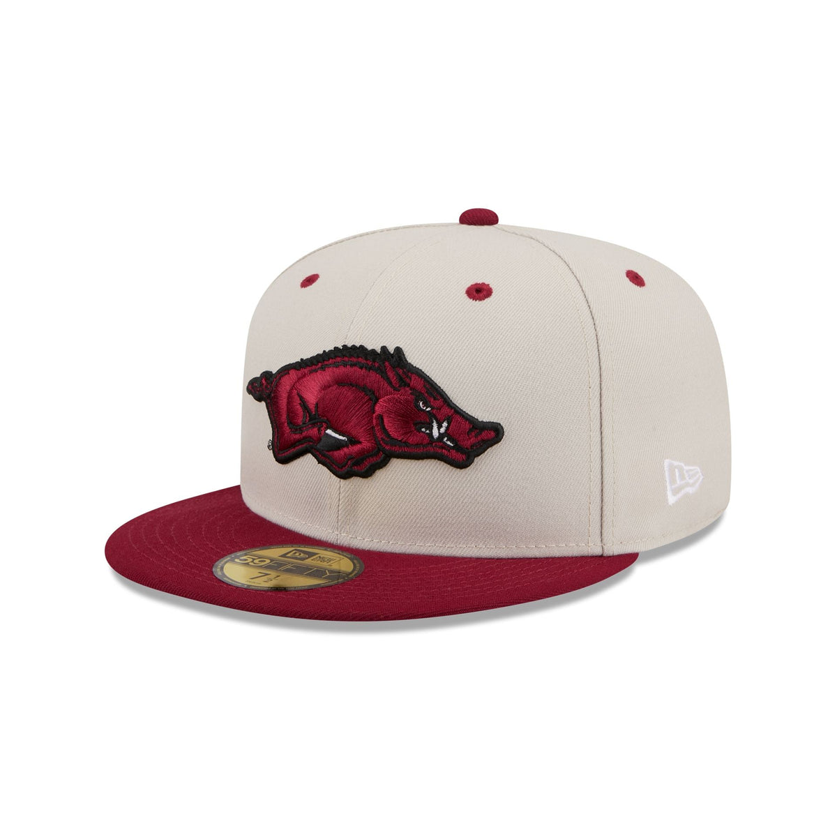 Arkansas Razorbacks Collegiate Two-Tone Chrome 59FIFTY Fitted Hat