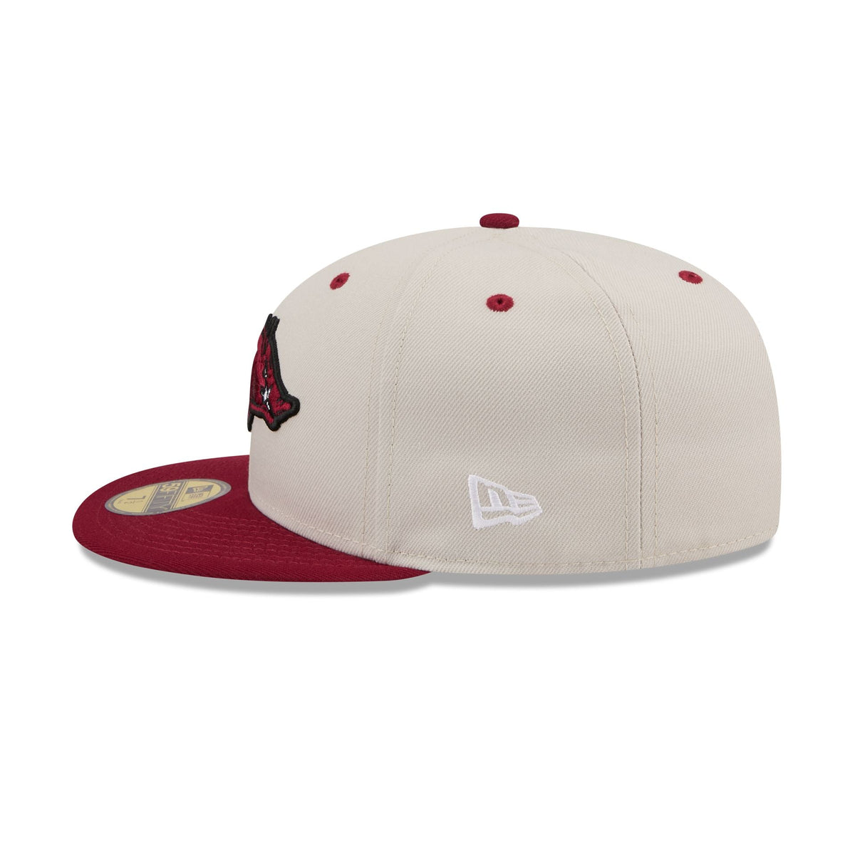 Arkansas Razorbacks Collegiate Two-Tone Chrome 59FIFTY Fitted Hat
