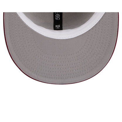 Arkansas Razorbacks Collegiate Two-Tone Chrome 59FIFTY Fitted Hat