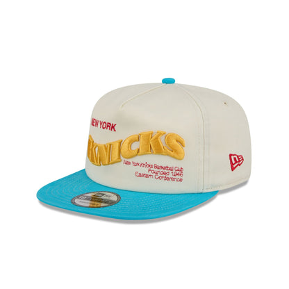 New York Knicks Conference Script Chrome White 19TWENTY Adjustable Hat