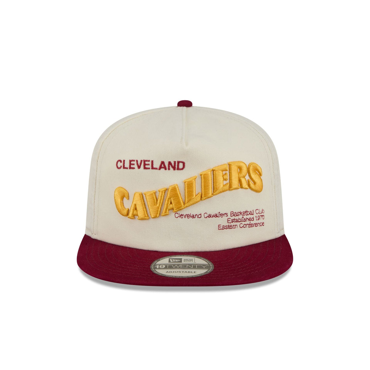 Cleveland Cavaliers Conference Script Chrome White 19TWENTY Adjustable Hat