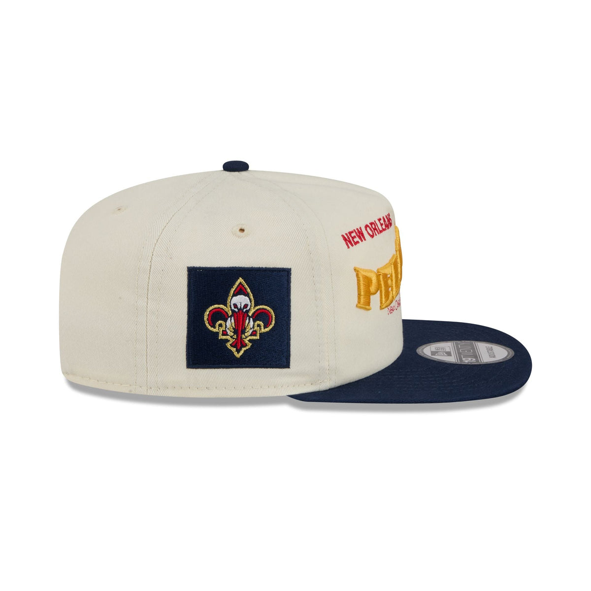 New Orleans Pelicans Conference Script Chrome White 19TWENTY Adjustable Hat