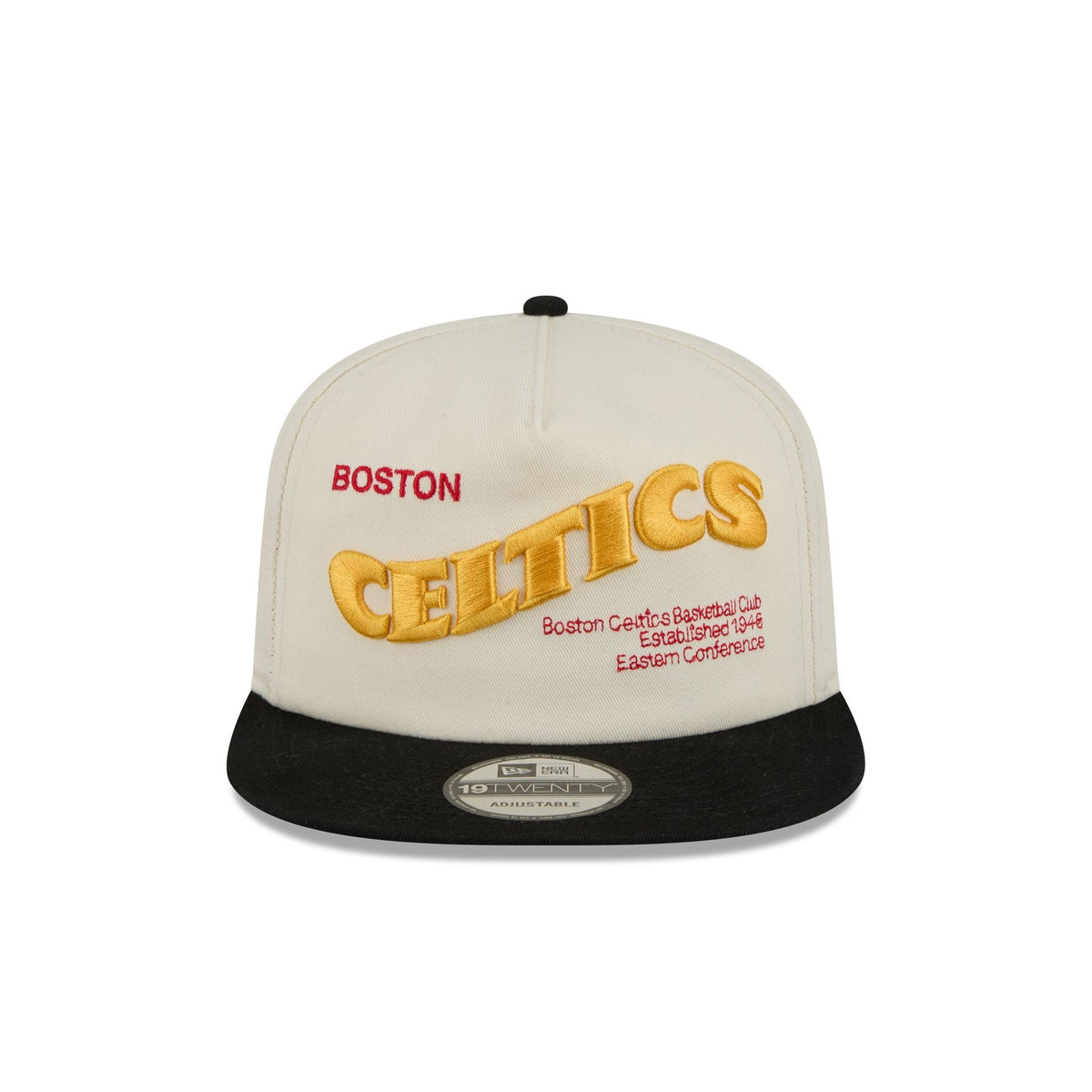 Boston Celtics Conference Script Chrome White 19TWENTY Adjustable Hat