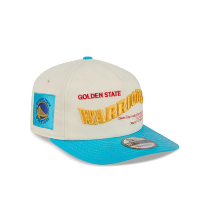 Golden State Warriors Conference Script Chrome White 19TWENTY Adjustable Hat