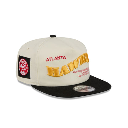 Atlanta Hawks Conference Script Chrome White 19TWENTY Adjustable Hat