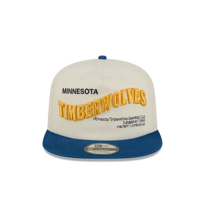 Minnesota Timberwolves Conference Script Chrome White 19TWENTY Adjustable Hat