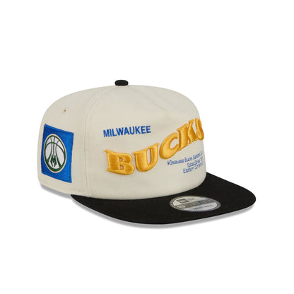 Milwaukee Bucks Conference Script Chrome White 19TWENTY Adjustable Hat