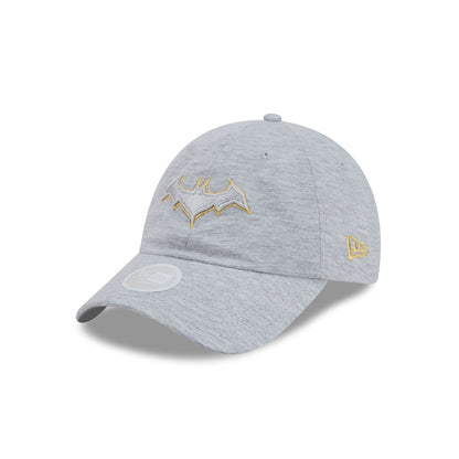 Batgirl Women's Heather Gray Open Back Ponytail Hat