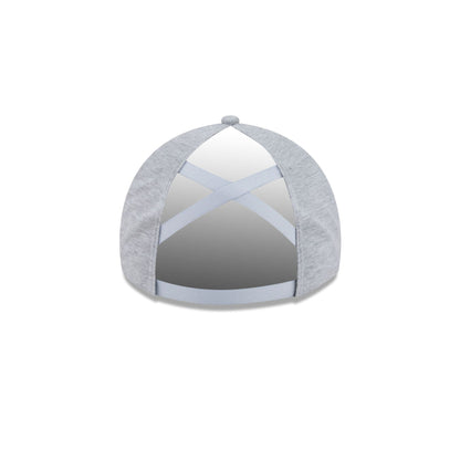 Batgirl Women's Heather Gray Open Back Ponytail Hat