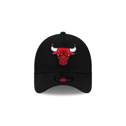 Chicago Bulls Side Script 9FORTY A-Frame Trucker Hat