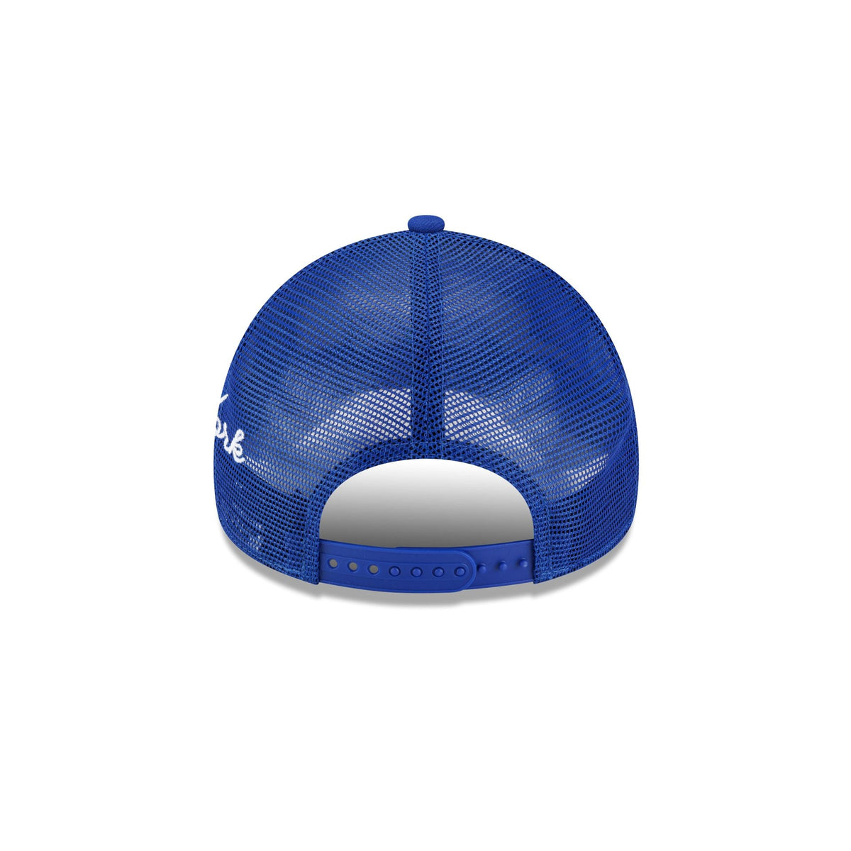 New York Knicks Side Script 9FORTY A-Frame Trucker Hat