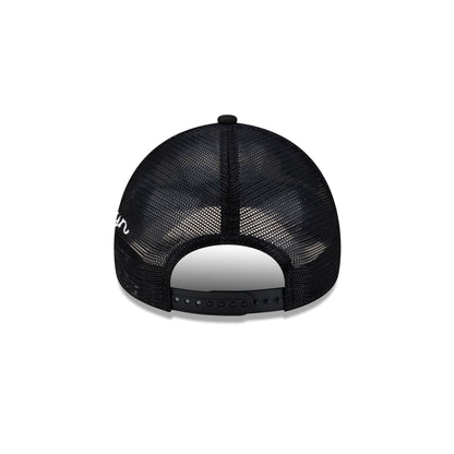 Brooklyn Nets Side Script 9FORTY A-Frame Trucker Hat