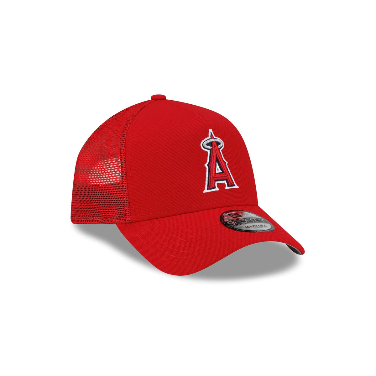 Los Angeles Angels Side Script 9FORTY A-Frame Trucker Hat