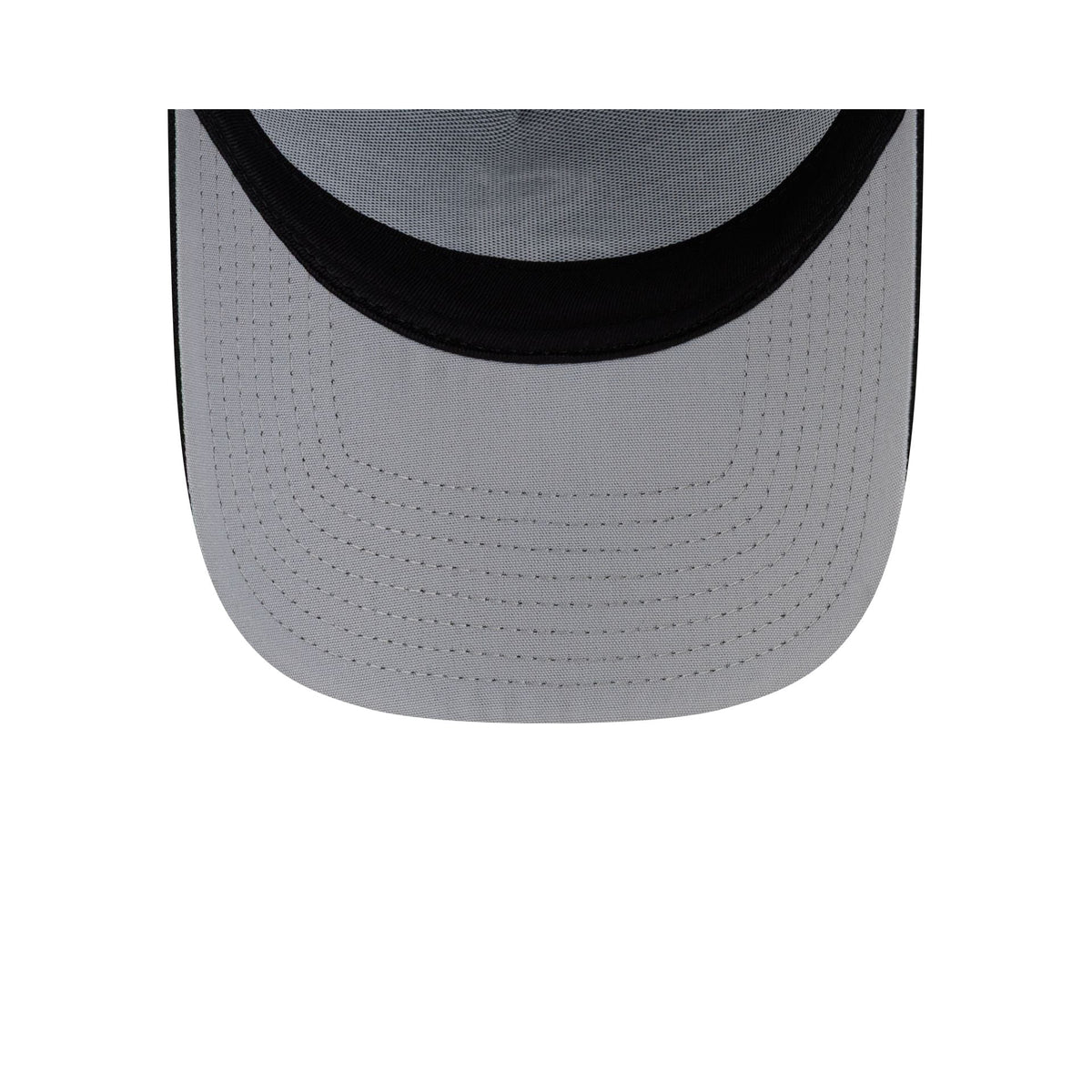 Chicago Cubs Side Script Black 9FORTY A-Frame Trucker Hat