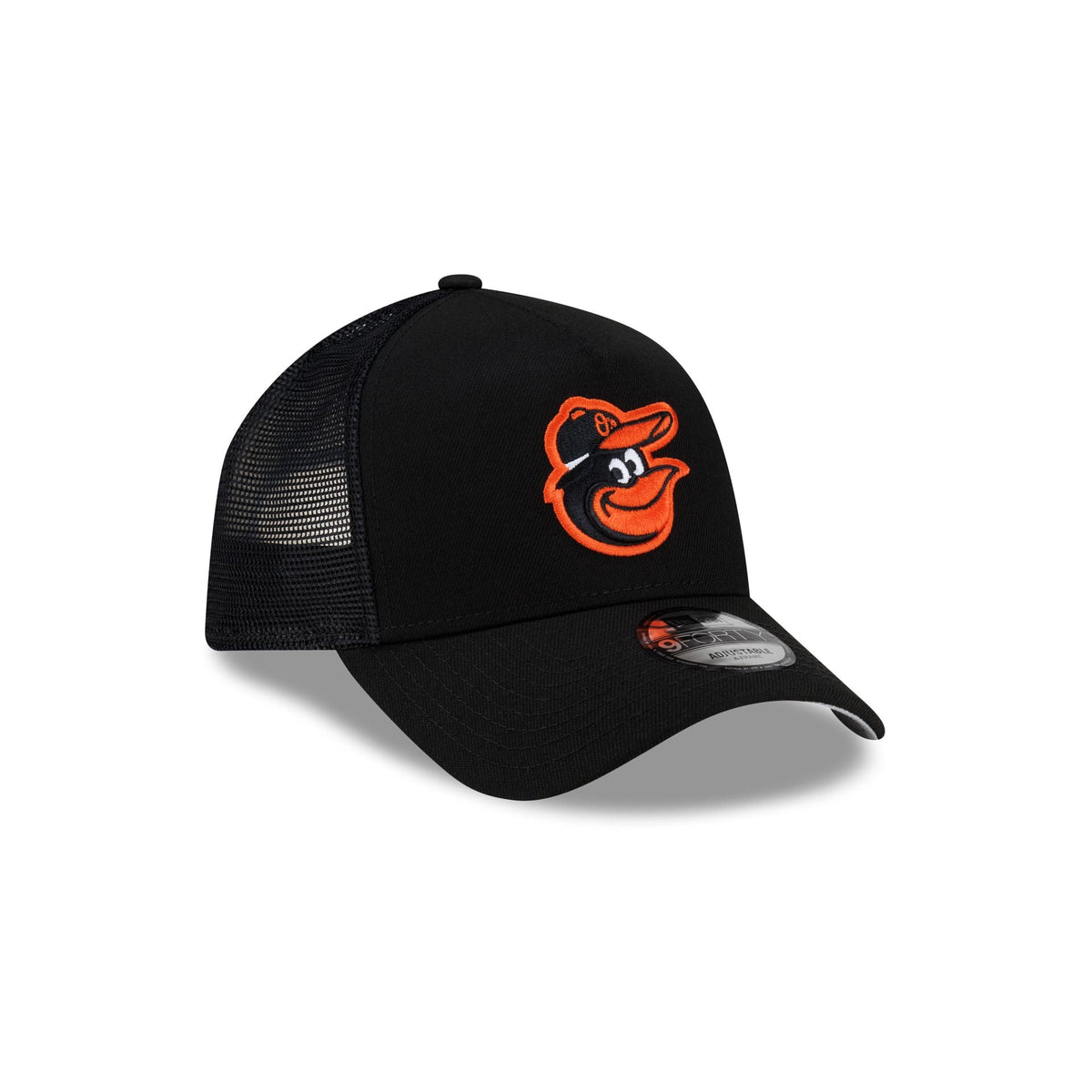 Baltimore Orioles Side Script 9FORTY A-Frame Trucker Hat
