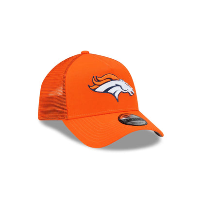 Denver Broncos Side Script 9FORTY A-Frame Trucker Hat