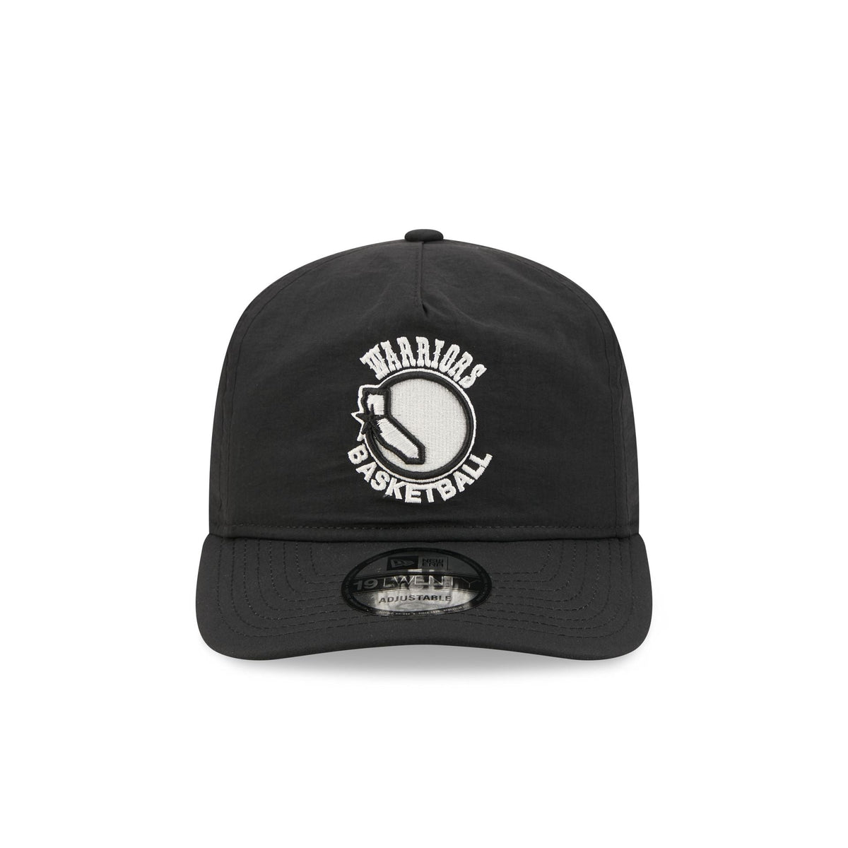 Golden State Warriors Black Nylon 19TWENTY Adjustable Hat