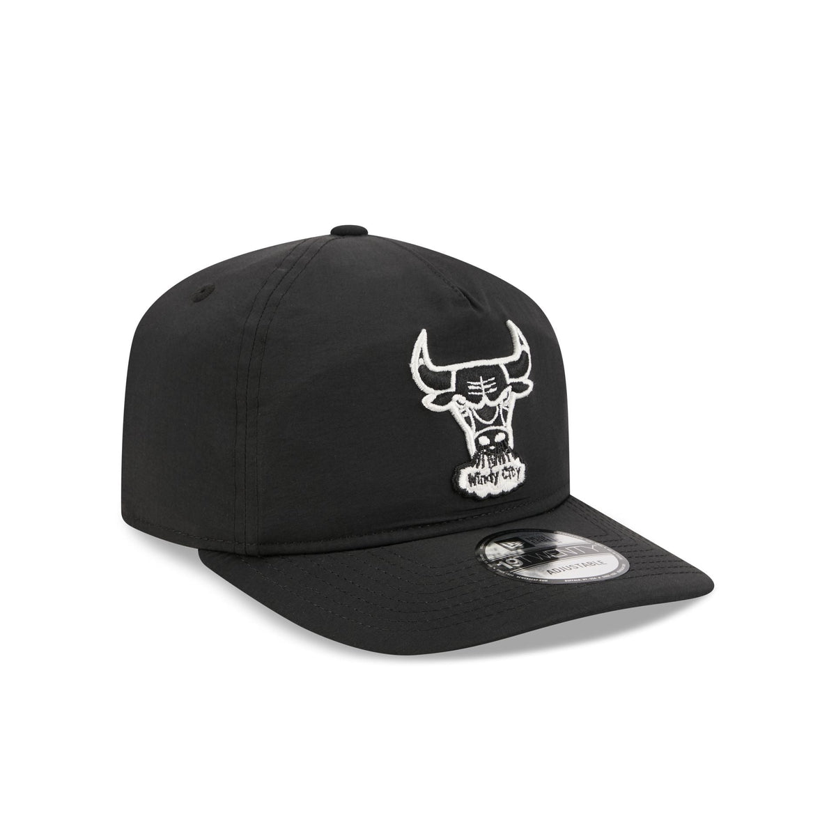 Chicago Bulls Black Nylon 19TWENTY Adjustable Hat