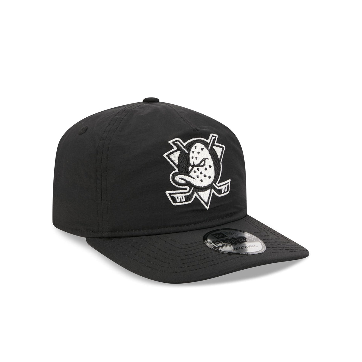 Anaheim Ducks Black Nylon 19TWENTY Adjustable Hat