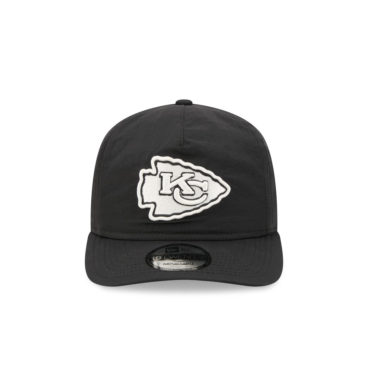 Kansas City Chiefs Black Nylon 19TWENTY Adjustable Hat