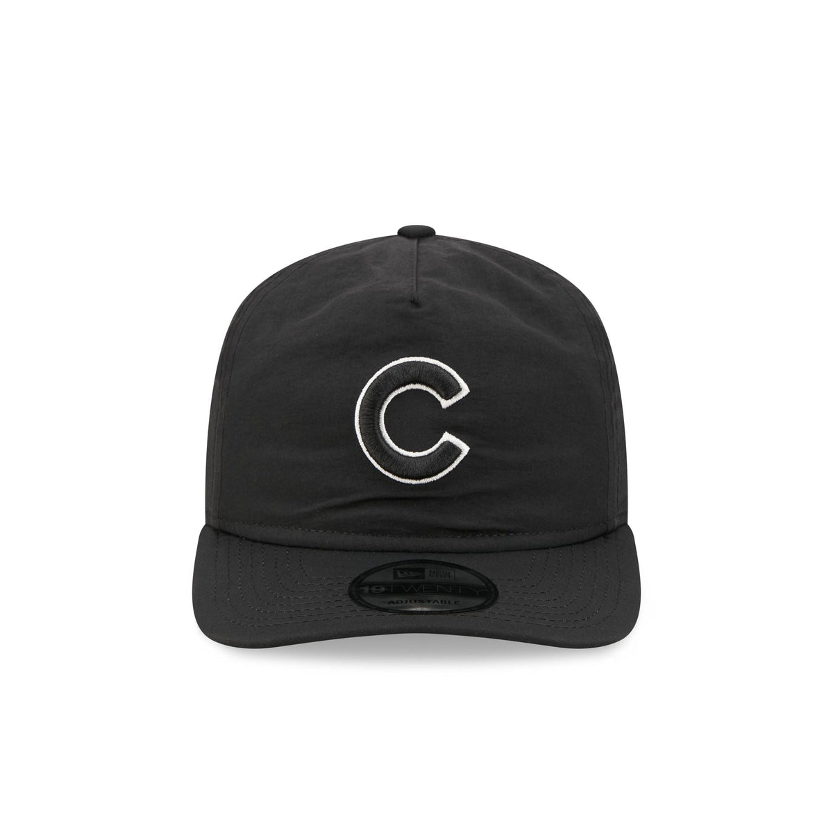 Chicago Cubs Black Nylon 19TWENTY Adjustable Hat