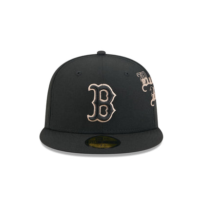 Boston Red Sox Gothic Lettering 59FIFTY Fitted Hat