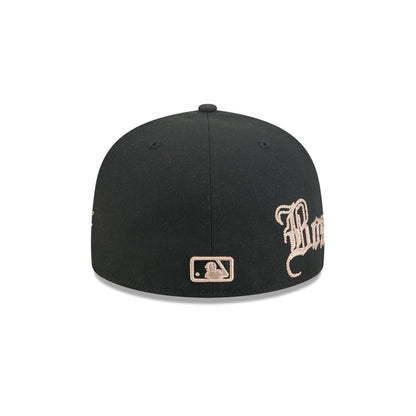 Boston Red Sox Gothic Lettering 59FIFTY Fitted Hat