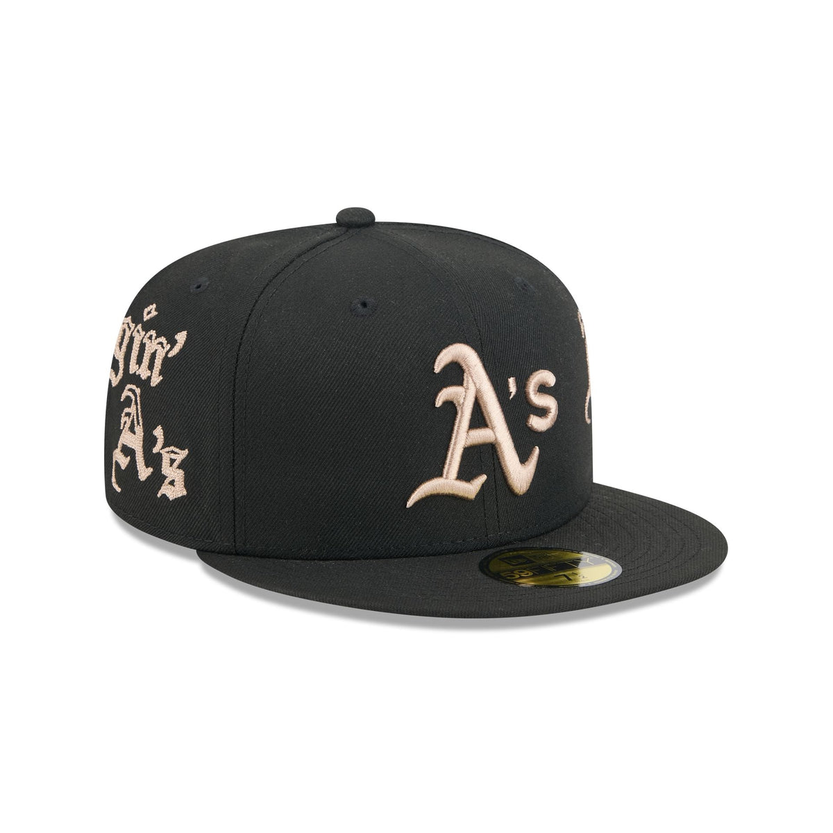 Athletics Gothic Lettering 59FIFTY Fitted Hat