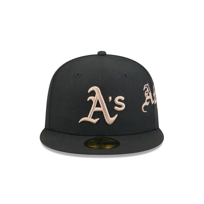 Athletics Gothic Lettering 59FIFTY Fitted Hat