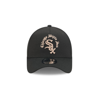 Chicago White Sox Gothic Lettering 9FORTY A-Frame Snapback Hat