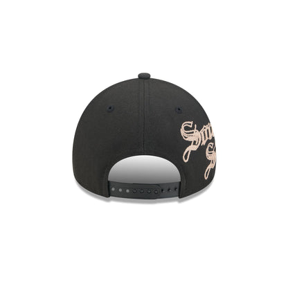 Chicago White Sox Gothic Lettering 9FORTY A-Frame Snapback Hat