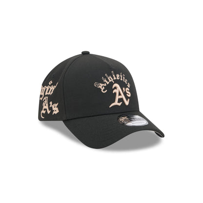 Athletics Gothic Lettering 9FORTY A-Frame Snapback Hat