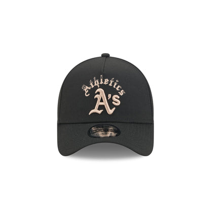 Athletics Gothic Lettering 9FORTY A-Frame Snapback Hat