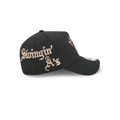 Athletics Gothic Lettering 9FORTY A-Frame Snapback Hat