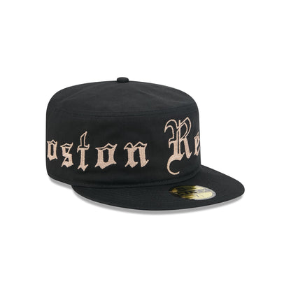 Boston Red Sox Gothic Lettering Pillbox Hat