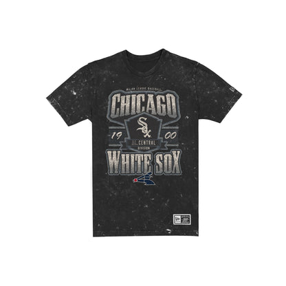 Chicago White Sox Throwback Washed Graphic Black T-Shirt