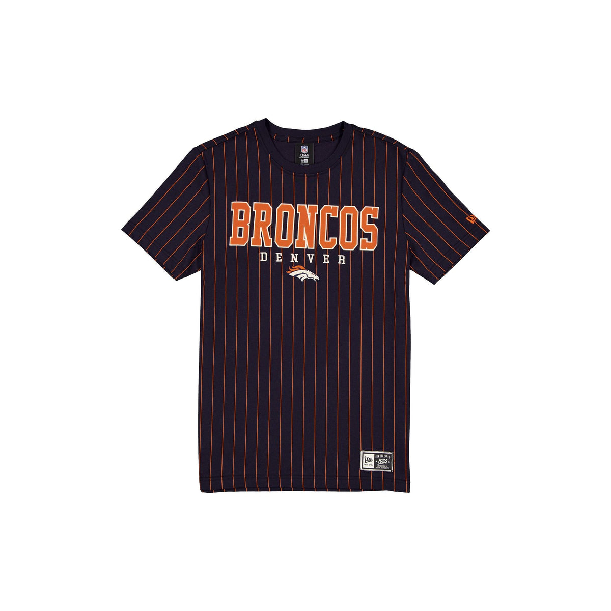 Denver Broncos Throwback Pinstripe Varsity T-Shirt