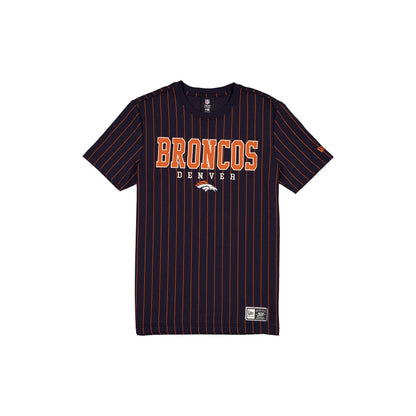 Denver Broncos Throwback Pinstripe Varsity T-Shirt