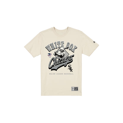 Chicago White Sox Throwback Batter Chrome White T-Shirt
