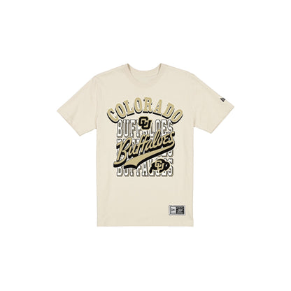 Colorado Buffaloes Throwback Script Chrome White T-Shirt