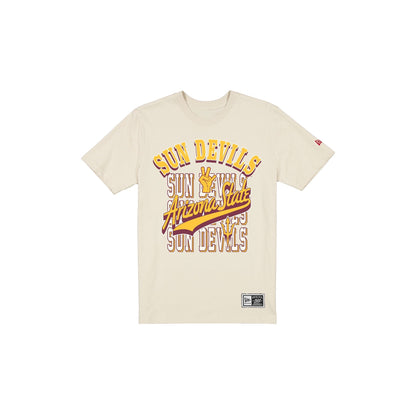 Arizona State Sun Devils Throwback Script Chrome White T-Shirt