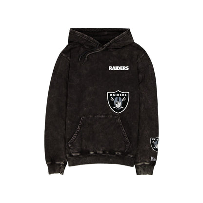 Las Vegas Raiders Logo Washed Black Hoodie