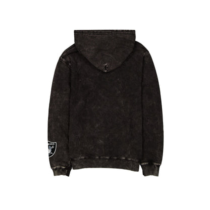 Las Vegas Raiders Logo Washed Black Hoodie