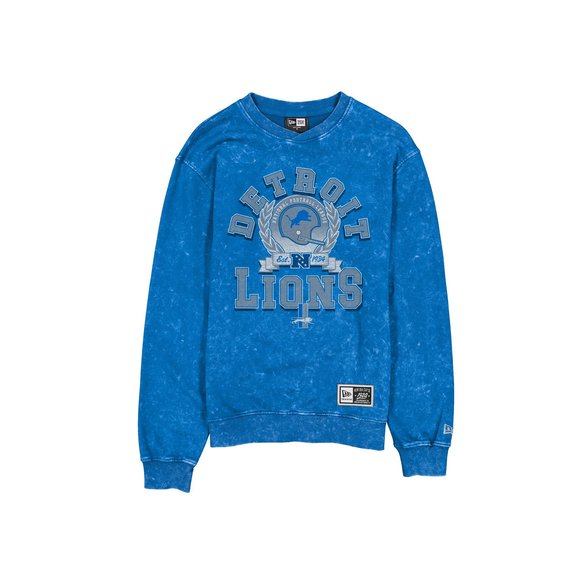 Detroit Lions Throwback Laurel Crewneck
