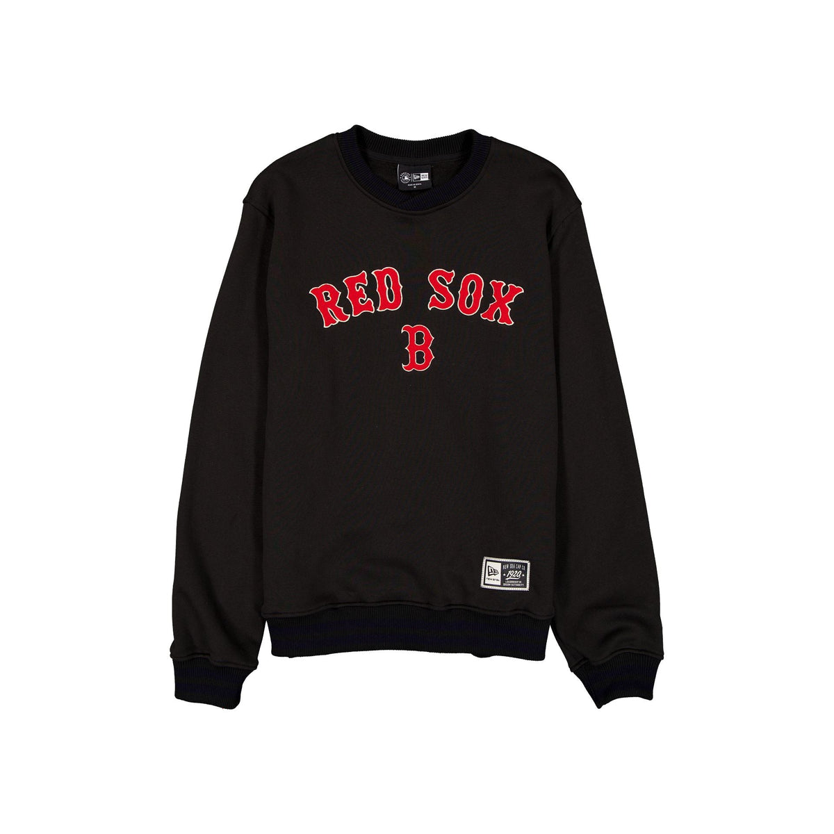 Boston Red Sox Throwback Boucle Black Crewneck