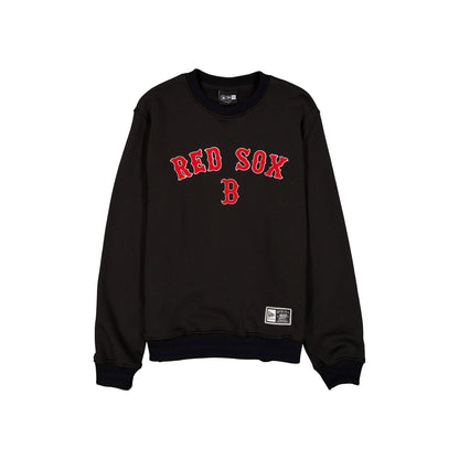 Boston Red Sox Throwback Boucle Black Crewneck